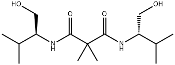 N1,N3-Bis[(1S)-1-(hydroxymethyl)-2-methylpropyl]-2,2-dimethylpropanediamide Structure