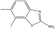 6,7-Dimethylbenzo[d]thiazol-2-amine 구조식 이미지