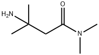 3-amino-N,N,3-trimethylbutanamide Structure
