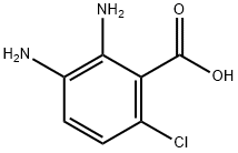 2,3-diamino-6-chloro-Benzoic acid Structure