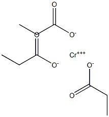 Propanoic acid, chromium(3+) salt (9CI) Structure