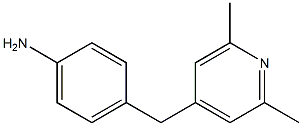 4-[(2,6-dimethylpyridin-4-yl)methyl]aniline Structure