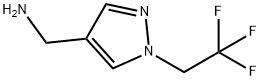 [1-(2,2,2-trifluoroethyl)-1H-pyrazol-4-yl]methanamine 구조식 이미지