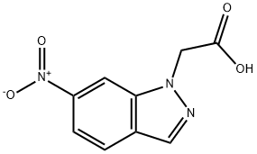 2-(6-nitro-1H-indazol-1-yl)acetic acid 구조식 이미지