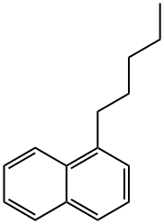 Naphthalene, 1-pentyl- 구조식 이미지