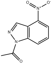 1-(4-Nitroindazol-1-yl)ethanone Structure