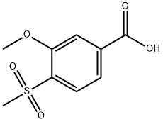 3-methoxy-4-(methylsulfonyl)benzoic acid Structure
