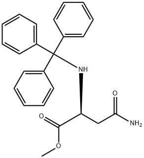 (S)-methyl 2-amino-4-oxo-4-(tritylamino)butanoate Structure