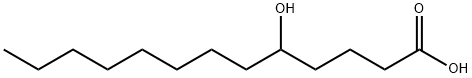 Tridecanoic acid, 5-hydroxy- Structure