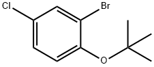 2-Bromo-1-(tert-butoxy)-4-chlorobenzene Structure