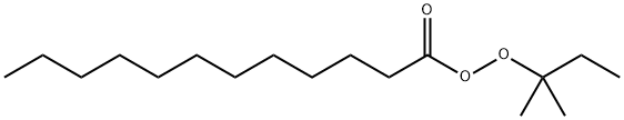 Dodecaneperoxoic acid 1,1-dimethylpropyl ester 구조식 이미지