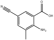 2-AMino-5-cyano-3-Methylbenzoic acid 구조식 이미지