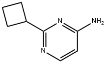 4-Amino-2-(cyclobutyl)pyrimidine Structure