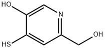 6-(HydroxyMethyl)-4-Mercaptopyridin-3-ol Structure