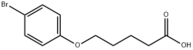 5-(4-bromophenoxy)pentanoic acid 구조식 이미지