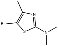5-Bromo-4-methyl-2-(dimethylamino)thiazole Structure