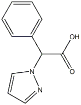 2-phenyl-2-(1H-pyrazol-1-yl)acetic acid 구조식 이미지