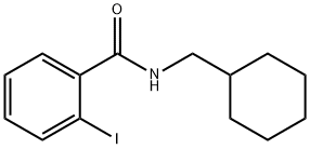 N-(cyclohexylmethyl)-2-iodobenzamide 구조식 이미지