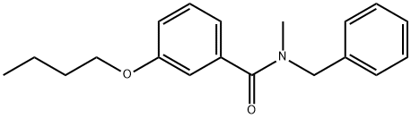 N-benzyl-3-butoxy-N-methylbenzamide 구조식 이미지