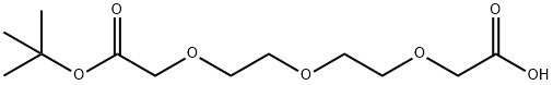 3,6,9,12-Tetraoxatetradecanoic acid, 13,13-dimethyl-11-oxo- 구조식 이미지