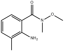 2-Amino-N-methoxy-N,3-dimethylbenzamide 구조식 이미지