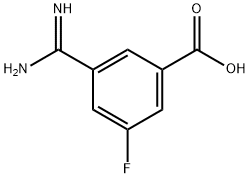 3-amidino-5-fluorobenzoic acid 구조식 이미지