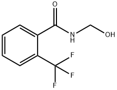 N-HYDROXYMETHYL 2-TRIFLUOROMETHYLBENZAMIDE Structure