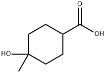 4-Hydroxy-4-methylcyclohexanecarboxylic acid Structure