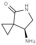 (S)-7-amino-5-azaspiro[2.4]heptan-4-one Structure