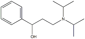 3-[bis(propan-2-yl)amino]-1-phenylpropan-1-ol 구조식 이미지