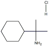2-cyclohexylpropan-2-amine hydrochloride 구조식 이미지