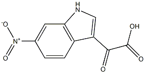 2-(6-Nitro-3-indolyl)-2-oxoacetic Acid 구조식 이미지