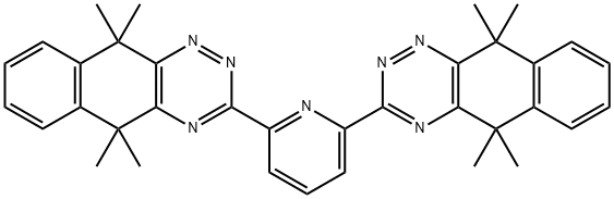 2,6-bis(5,5,10,10-tetramethyl-5,10-dihydronaphtho[2,3-e][1,2,4]triazin-3-yl)pyridine Structure