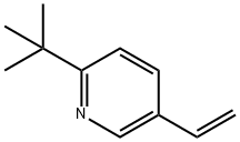 2-tert-butyl-5-vinylpyridine Structure