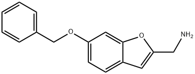 C-(6-Benzyloxybenzofuran-2-yl)-methylamine Structure