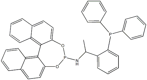 (11bR)-N-[(1S)-1-[2-(Diphenylphosphino)phenyl]ethyl]dinaphtho[2,1-d:1',2'-f][1,3,2]dioxaphosphepin-4-amine Structure