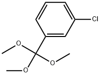 Benzene, 1-chloro-3-(trimethoxymethyl)- 구조식 이미지