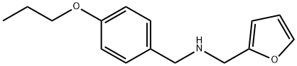 (furan-2-ylmethyl)[(4-propoxyphenyl)methyl]amine 구조식 이미지