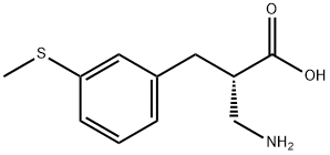 (S)-3-amino-2-(3-(methylthio)benzyl)propanoicacid Structure