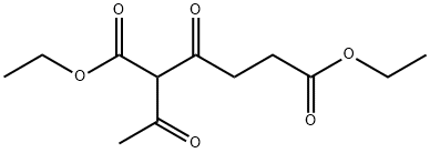 Hexanedioic acid, 2-acetyl-3-oxo-, 1,6-diethyl ester 구조식 이미지