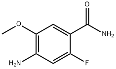 4-amino-2-fluoro-5-methoxybenzamide Structure