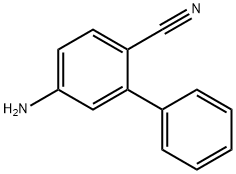 [1,1'-Biphenyl]-2-carbonitrile, 5-amino- Structure