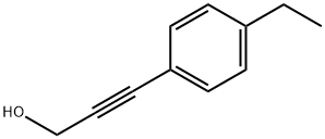 2-Propyn-1-ol, 3-(4-ethylphenyl)- Structure