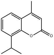 8-isopropyl-4-methyl- 2H-chromen-2-one Structure