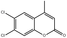 6,7-dichloro-4-methyl- 2H-chromen-2-one 구조식 이미지