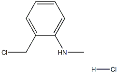 2-(CHLOROMETHYL)-N-METHYLANILINE HYDROCHLORIDE Structure