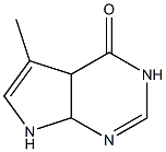 5-methyl-3,4a,7,7a-tetrahydropyrrolo[2,3-d]pyrimidin-4-one Structure