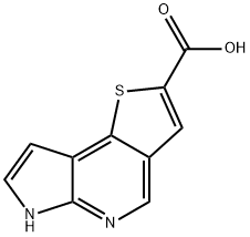6H-pyrrolo[2,3-b]thieno[2,3-d]pyridine-2-carboxylic acid Structure