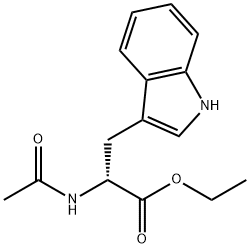 ethyl (2R)-2-acetamido-3-(1H-indol-3-yl)propanoate Structure