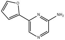 2-Amino-6-(2-furyl)pyrazine Structure